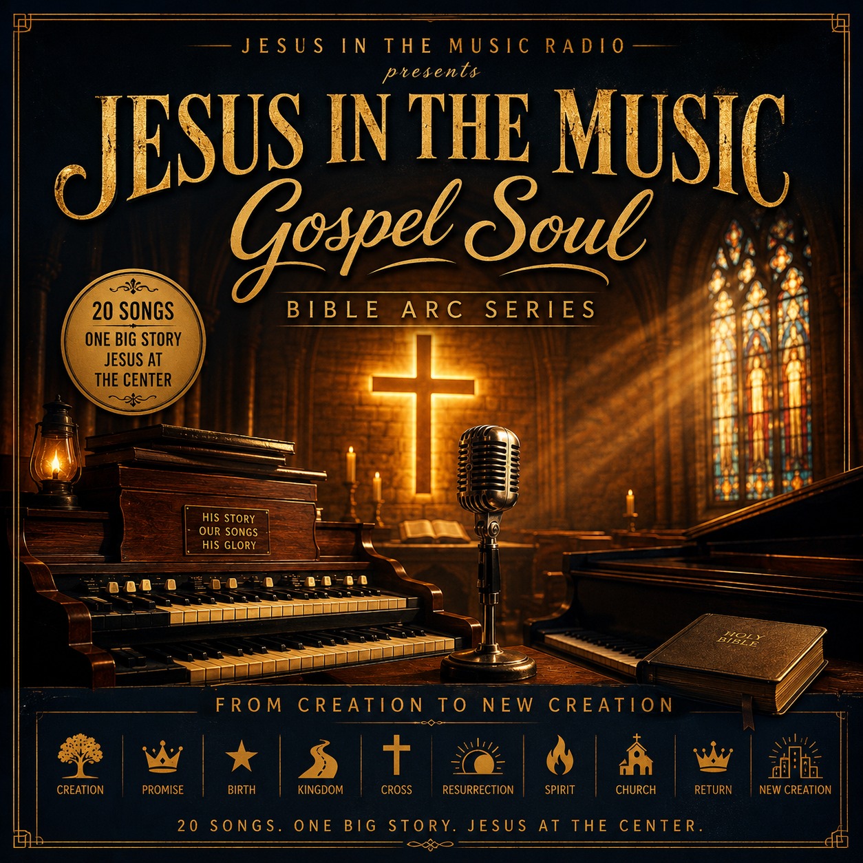 Jesus In The Music Gospel Soul Bible Arc Series album cover