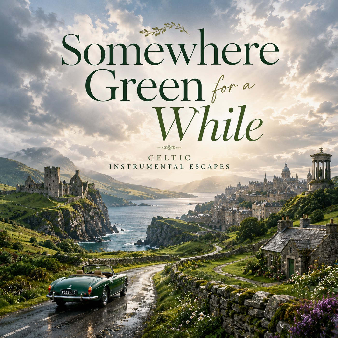 Somewhere Green for a While cover